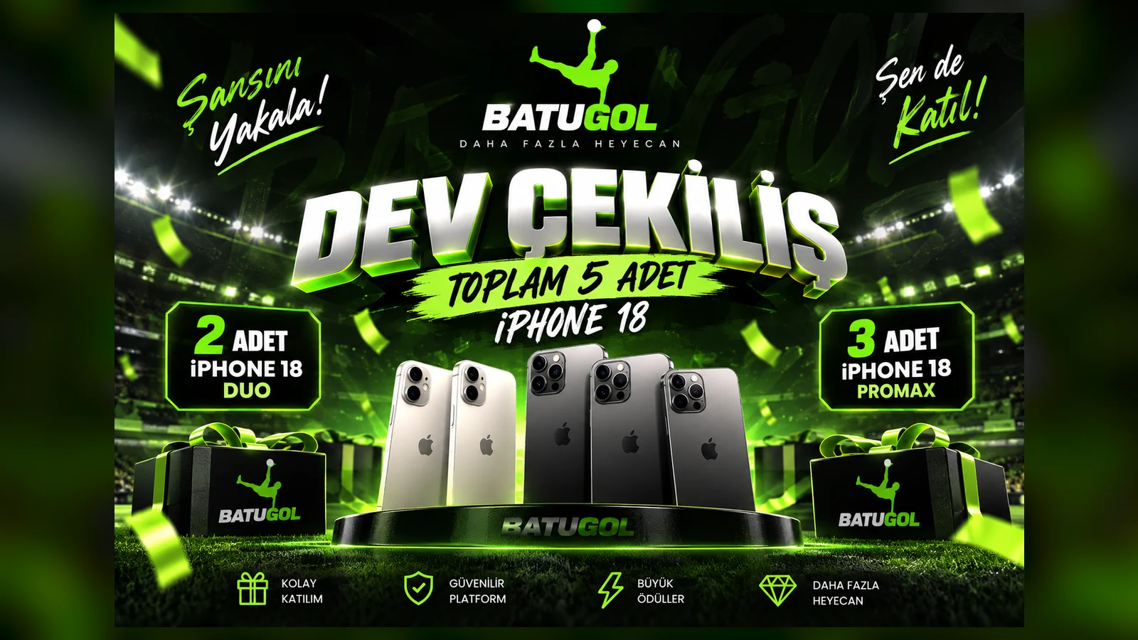 5 KİŞİYE iPHONE 18